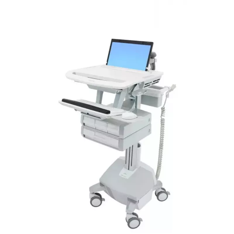 Carro multimedia Ergotron StyleView Aluminio Gris Blanco