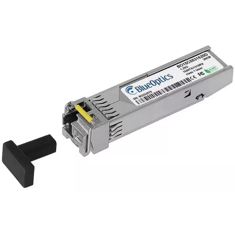 Módulo transceptor SFP BlueOptics SFP-GIG-BB LX/LC EEC-BO fibra óptica 20000 m