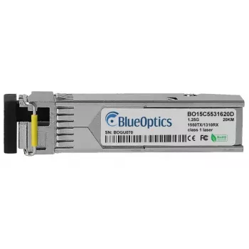 Módulo transceptor SFP BlueOptics SFP-GIG-BB LX/LC EEC-BO fibra óptica 20000 m