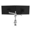 Brazo de monitor R-Go Tools R-Go Zepher Dual, para dos monitores, totalmente ajustable, capacidad de carga 0-8 kg, 100% circular, negro