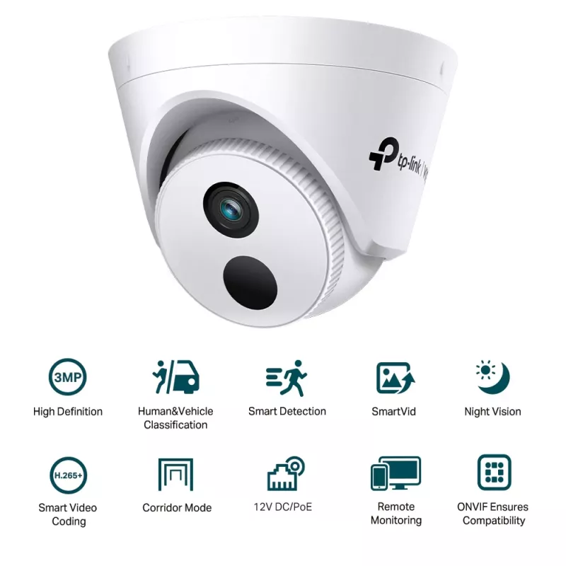 TP-Link VIGI C430I cámara de vigilancia IP tipo bala para interior y exterior 2304 x 1296 píxeles montaje en techo