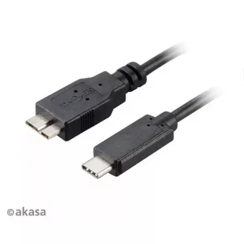 Cable USB Akasa C/Micro-B 1m negro