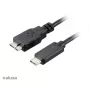 Cable USB Akasa C/Micro-B 1m negro