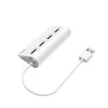 Hama 00200120 Hub de interfaces USB 2.0 480 Mbit/s blanco