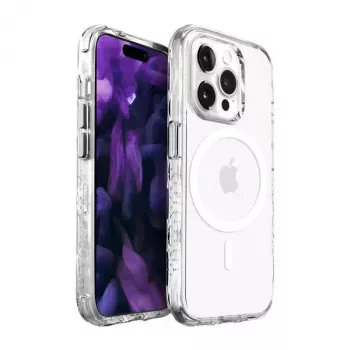 Funda LAUT Crystal Matter X iPhone 15 Pro transparente 15,5 cm