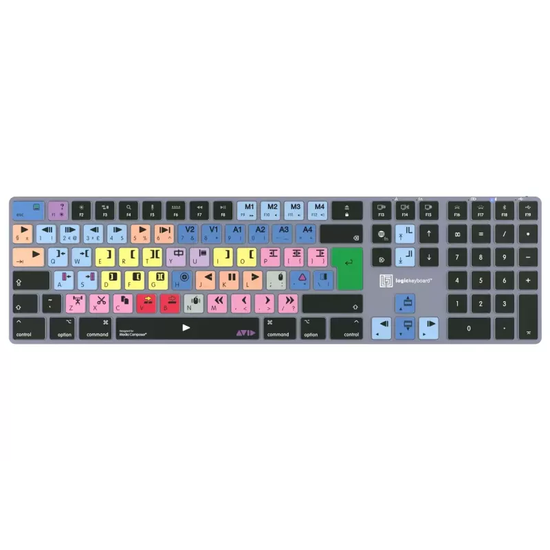 Logickeyboard Avid Media Composer Titan UK Teclado Mac LKB-MCOM4-TM-UK