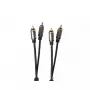 Cable de audio ShiverPeaks BS20-41255 2,5 m 2xRCA negro