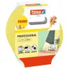 Cinta adhesiva Tesa 56212-00000-02, cinta de enmascarar, 25 m × 25 mm, amarilla, pack de 2