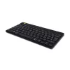 Teclado ergonómico R-Go Tools R-Go Compact Break, teclado compacto con software de pausas, QWERTY (IT), Bluetooth, negro