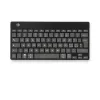 Teclado ergonómico R-Go Tools R-Go Compact Break, teclado compacto con software de pausas, QWERTY (IT), Bluetooth, negro