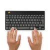Teclado ergonómico R-Go Tools R-Go Compact Break, teclado compacto con software de pausas, QWERTY (IT), Bluetooth, negro