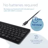 Teclado ergonómico R-Go Tools R-Go Compact Break, teclado compacto con software de pausas, QWERTY (IT), Bluetooth, negro