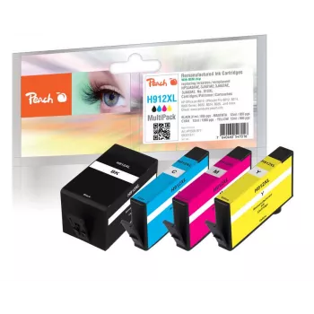 Peach PI300-977 Cartucho de tinta 4 uds. Compatible Alto (XL) rendimiento negro, cian, magenta, amarillo