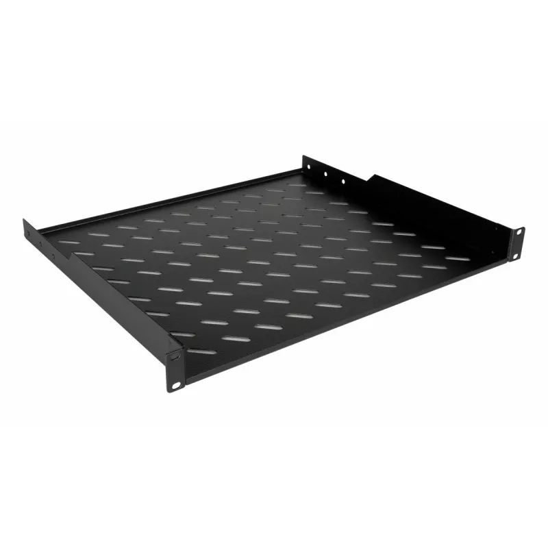 Equip EZFS-19-1-60-B Bandeja fija 19 pulgadas 1U 60 cm, negro