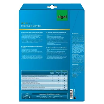 Papel de impresión A4 Sigel IP713 Gloss 20 hojas blanco