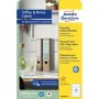 Etiqueta autoadhesiva Avery LR4760-10 rectangular permanente blanca