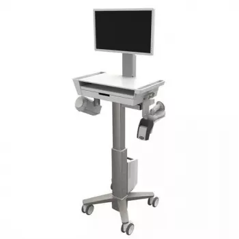 Carro multimedia Ergotron CareFit slim 2.0 oro blanco aluminio plástico acero