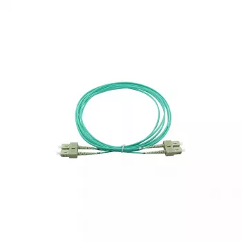 BlueOptics 575702K512000005M-BO Cable de conexión de fibra óptica dúplex (compatible con Corning), SC-UPC/SC-UPC, multimodo OM3 50/125 µm, 5 m