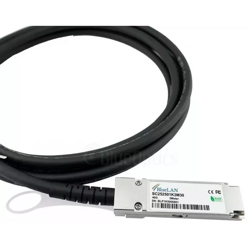 Cable InfiniBand/fibra óptica BlueOptics OS6560-CBL-300-BL