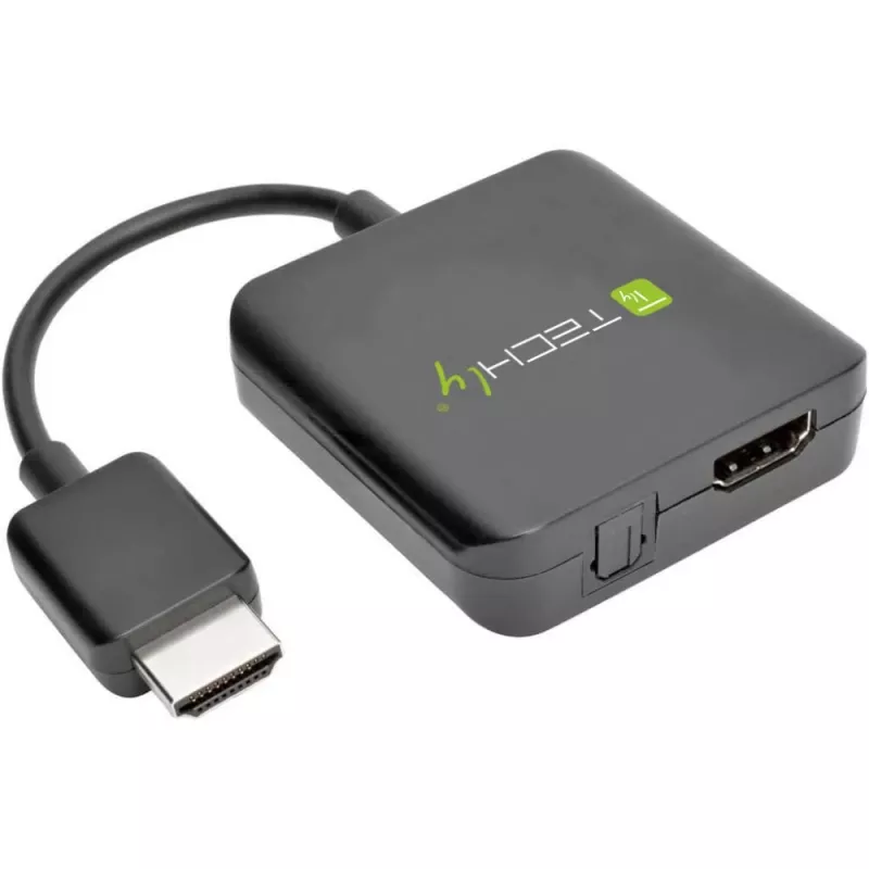 Techly Extractor de audio HDMI estéreo/audio 5.1 canales 4K 3D IDATA HDMI-VGA8