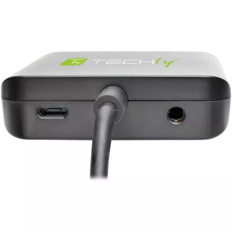 Techly Extractor de audio HDMI estéreo/audio 5.1 canales 4K 3D IDATA HDMI-VGA8