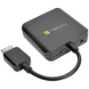 Techly Extractor de audio HDMI estéreo/audio 5.1 canales 4K 3D IDATA HDMI-VGA8