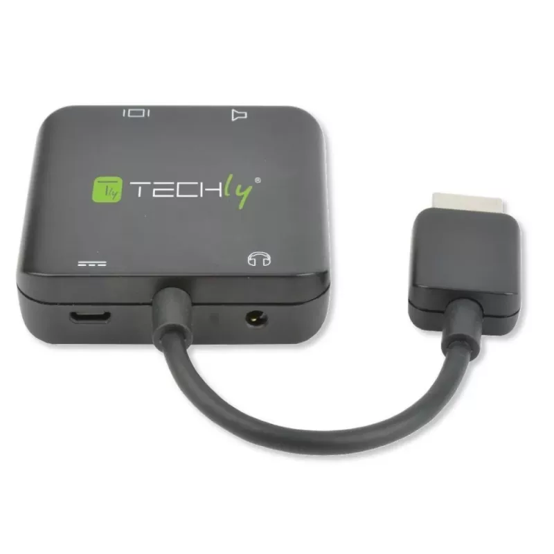 Techly Extractor de audio HDMI estéreo/audio 5.1 canales 4K 3D IDATA HDMI-VGA8