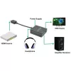 Techly Extractor de audio HDMI estéreo/audio 5.1 canales 4K 3D IDATA HDMI-VGA8