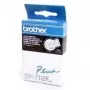 Brother TC-103 Cinta de etiquetar azul sobre transparente