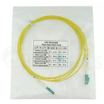 BlueOptics SFP2121BU7.5MM Cable de fibra óptica InfiniBand 7,5 m LC Amarillo