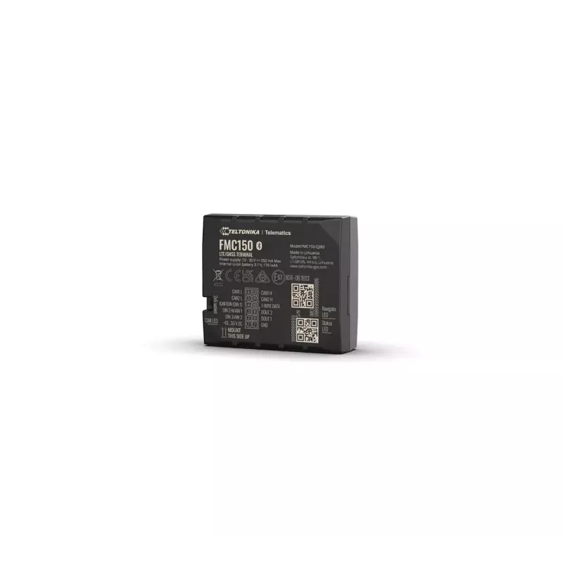 Rastreador GPS Teltonika FMC150 Coche Negro 0,128 GB Batería 6h
