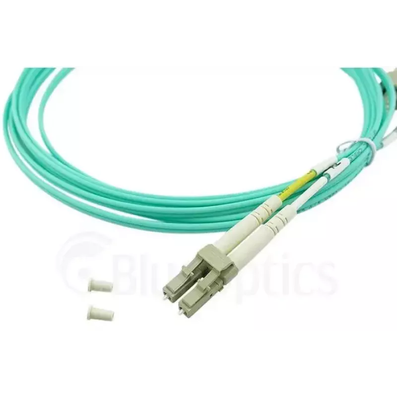 BlueOptics 050502K512000002M-BO Cable de conexión de fibra óptica dúplex (compatible con Corning), LC-UPC/LC-UPC, multimodo OM3 50/125 µm, 2 m