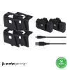 PDP Gaming Play & Charge Kit, Xbox One, batería para mando de juego, negro, policarbonato, 3 m, Microsoft