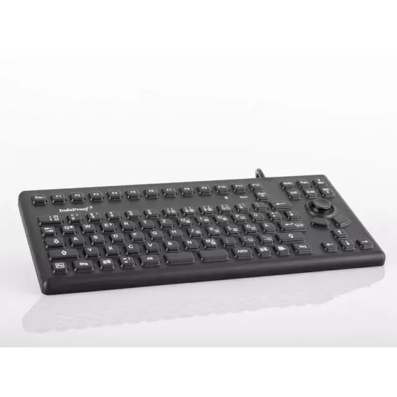 Teclado GETT TKG-086-MB-IP68-negro industrial USB QWERTZ alemán