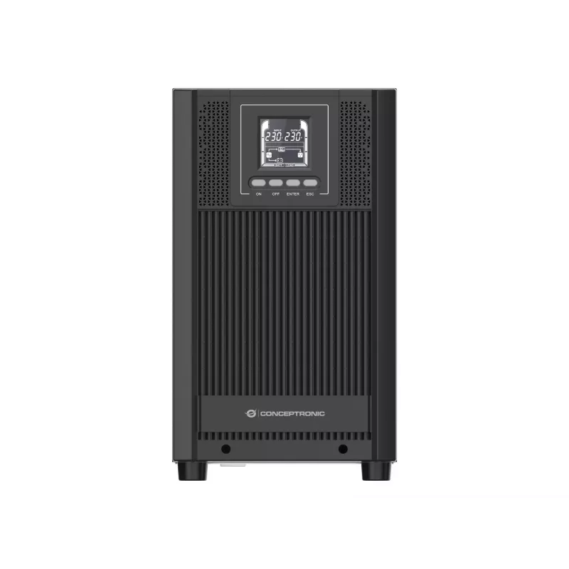 Conceptronic ZEUS52ES3K 3000VA 2700W SAI online torre, Schuko