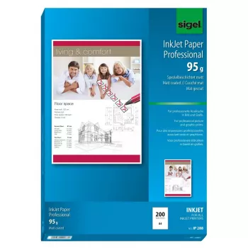 Papel de impresora A4 Sigel IP288 mate 200 hojas blanco