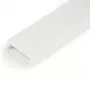 StarTech.com Canaleta sólida para cables con cinta adhesiva y cubierta, 32 mm An x 11 mm Al – 1 m de longitud, PVC ocultación de cables de red/alimentación/canaleta de pared, Máx. 12 cables, certificado UL