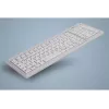 Teclado Active Key AK-7000 industrial PS/2 US inglés blanco con cable interruptores de tijera