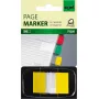 Marcapáginas Sigel HN490 flexible amarillo 50 unidades