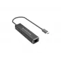 Conceptronic ABBY14B Adaptador Ethernet 2.5G USB 3.2 Gen 1 con hub USB, 2.5GbE, USB-A x 2, USB-C x 2
