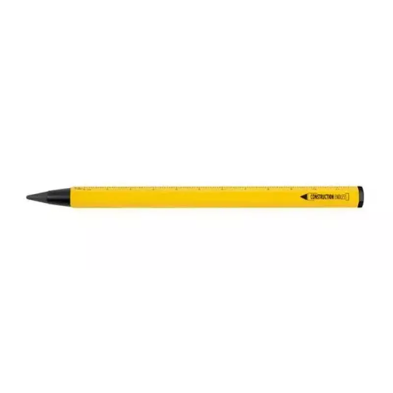 Portaminas TROIKA CONSTRUCTION ENDLESS HB amarillo aluminio