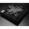 Dispensador de clips Sigel Cintano S negro piel sintética