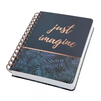 Cuaderno de notas Sigel JN603 A5 240 hojas negro azul