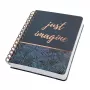 Cuaderno de notas Sigel JN603 A5 240 hojas negro azul