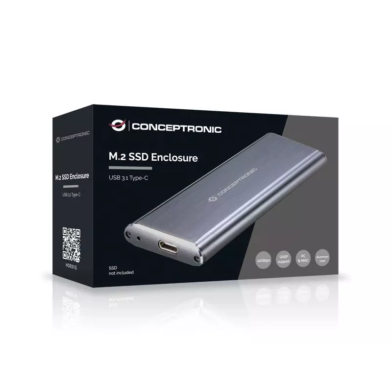 Conceptronic Carcasa SSD M.2 USB 3.1 Type-C