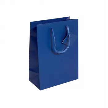 Bolsa de regalo Sigel GT504 azul monocromo 170x90x230 mm