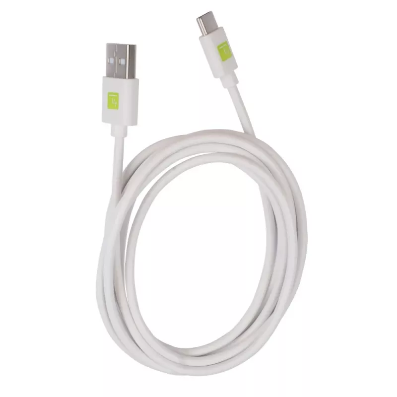Techly ICOC MUSB20-CMAM20TW Cable USB USB 2.0 2 m USB A USB C blanco