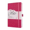 Cuaderno de notas Sigel JN105 A5 174 hojas rosa rayado encuadernado