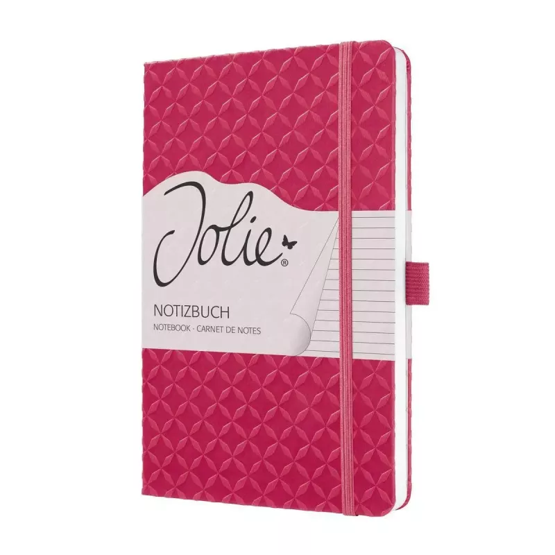 Cuaderno de notas Sigel JN105 A5 174 hojas rosa rayado encuadernado