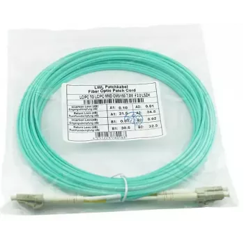 Cable de fibra óptica InfiniBand BlueOptics AJ835A 2 m LC aqua OM3